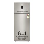 Godrej 436 L 2 Star With Ai Tech, 1+2 Years Additional Warranty, 95%+ Food Surface Disinfection Inverter Frost Free Double Door Regalis Refrigerator (Rf Eon 438B Rci Ch Gd, Champagne Gold)