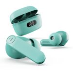 Boat Airdopes 121 Pro True Wireless Earbuds In Ear W/Quad Mic Enx, Low Latency Mode For Gaming, 50H Playtime, Iwp, Ipx4, Battery Indicator Screen(Mint Cascade)