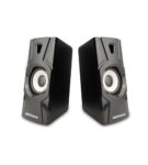 Gizmore 10 Watt Usb 2010 Dual Pc Speaker For Home 2.0 Aux Conectivity | Laptop/Tv/Computer Speakers | Multimedia Wired Speaker For Pc (Black)