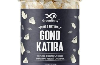 Greenfinity Gond Katira (Tragacanth) 200 Grams| Pure & Natural Edible Gond | Cooling & Digestive | 100% Vegetarian