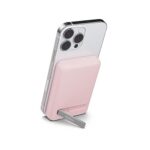 Belkin 5000 Mah Magsafe Wireless Power Bank | 10W W/Wired & 7.5W Wireless Fast Charging | Compatible W/Iphone 12 And Above, Android Devices, Airpods & More | 2 Years Warranty & Upto 2L Cew | Pink