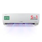 Lloyd 1.5 Ton 3 Star Inverter Split Ac (5 In 1 Convertible, Copper, Anti-Viral + Pm 2.5 Filter, 2023 Model, White With Chrome Deco Strip, Gls18I3Fwagc)