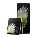 Tecno Phantom V Flip 2 (Travertine Green, 8Gb+256Gb) |Strongest Flip Ever | 4720Mah With 70W Charger | Advance Ai Features | 50Mp Ois+50Mp Camera | 6.9″ 120Hz Amoled Main & 3.64″ Amoled Cover Screen