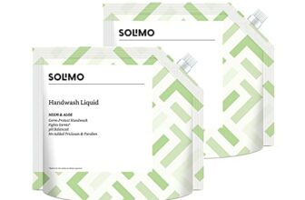 Amazon Brand – Solimo Liquid Handwash, Refill Pouch | Neem & Aloe | 3 Litre | 1500 Ml X 2 | Fights Germs | Ph-Balanced Formula | No Added Triclosan & Parabens