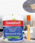 Candy Kart 300Gm Crack Seal Glue With Brush | Transparent Waterproof Solution For Roof Leakage | Waterproofing Agent For Lasting Protection | Epoxy Resin Sealant For Pipes, Walls, Tiles