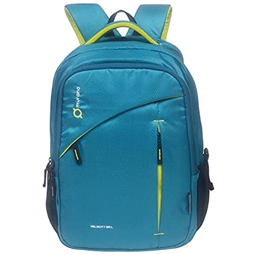 Murano Velocity 35 Ltr Casual Backpack With 3 Compartment And Polyester Water Resistance Backpack For Men And Women In Teal Green