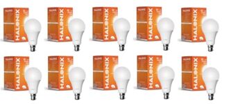 Halonix 12W B22 Base Led Bulb – Cool Daylight (6500K) | Energy Efficient | Best Led Bulb For Home | Surge Protection Up To 4Kv | Rated Life 15000 Hrs | For Home & Office |Pack Of 10