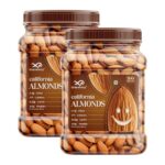 Greenfinity Fresh Almonds 500G | Badam | Healthy And Tasty Dry Fruits Delicious Snacks [Pack Of 2].
