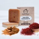 Home Ghar Soap Sandalwood & Saffron Magic Soaps For Bath | Paraben Free | Chandan & Kesar Bath Soaps | Handmade Soaps For Glowing | Skin Brightening Soap For Men & Women (100 Gms Pack Of 1)