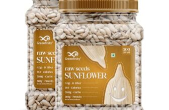 Greenfinity Raw Sunflower Seeds 1Kg (500G X 2) | 100% Natural, High Protein, Fiber & Antioxidants | Healthy Snack For Weight Management & Immunity | Vegan, Non-Gmo, No Preservatives