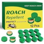 Arabex Natural Cockroach Killer | Eco-Friendly Roach Control For Kitchen, Bathroom & Cabinets| Indoor Roach Bait Stations For Home | Fast-Acting & Long-Lasting Pest Solution (Pack Of 12) (12)