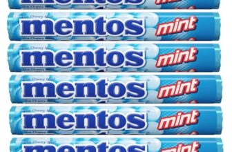 Mentos Chewy Mint Candy Roll, Mint Flavour Pack Of 6, (6X29G)