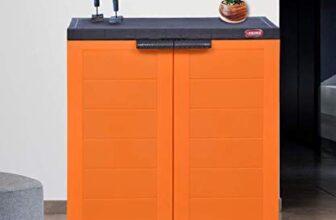 Prima Delta 1 Plastic Cabinet For Shoe Storage | Space Organizer | Shoe Rack | For Living Room Home & Office