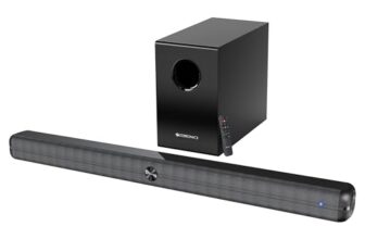 Zebronics 120 Watts Soundbar, Home Theatre, Dual Racetrack Drivers Soundbar, 13.33Cm Subwoofer, Hdmi Arc, Bluetooth V5.1, Usb, Glossy Finish, Wall Mountable (Juke Bar 3910)