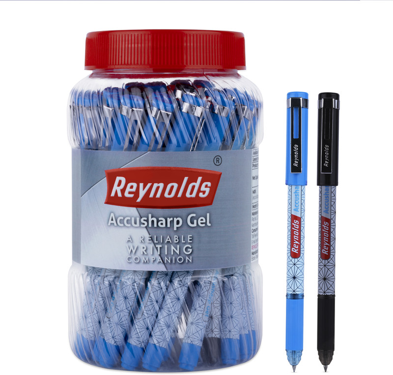 Reynolds Accusharp Ball Pen(Pack Of 40, Ink Color – Blue Black)