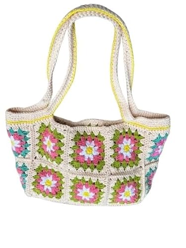 Handbag For Women And Girls | Handcrafted Handbags For Daily, Relaxed Fit Bag Office And Causal Use,Multi (White)