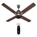 Havells 1320Mm Florette Bldc Motor Ceiling Fan|Remote Controlled, High Air Delivery Fan|5 Stars Rated, Upto 60% Energy Saving, 2 Year Warranty|(Pack Of 1, Smoke Brown Wood)