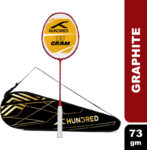 Hundred Cult 73 Red Strung Badminton Racquet(Pack Of: 1, 73 G)