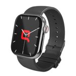 Compaq Q Watch Dimension Series With 1.81″ Hd Display| Bt Calling| Instant Messaging Notification| Blood Pressure Monitoring| Heart Rate Monitoring | Wireless Charging| Smartwatch (Gray)