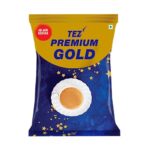 Tez Premium Gold Assam Black Loose Ctc Leaf Tea, 500 Grams Pouch – Rich Kadak Chai Patti | Strong & Aromatic Chai