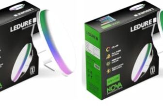 Ledure Nova 12W+12W False Ceiling Led Downlight| 2-In1 Round Junction Led Light| Cool White+ Green Pack Of 12