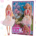 Toymagic Fairy Doll | Stunning Outfit With Sparkling Wings & Magic Wand Imoveable Wings For Magical Play|Safe For Kids Aged 3+| Imaginative Play & Role-Playingiassortment Fairies Purple Or Happy Time
