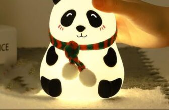 Desidiya® Touch Silicone Panda Light – Night Light For Kids, Girls & Boys | Cute Bedroom Decor For Women | Valentine Special