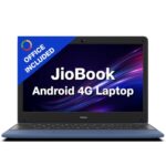Jiobook 11 Android 4G Laptop (Mediatek 8788 Octa-Core 2 Ghz/Arm Mali G72 Mp3 @800 Mhz/29.5Cms 60 Hz/Thin And Light Laptop/ 4 Gb Lpddr4/ 64 Gb Emmc/Jioos/Dual Band Wi-Fi/Blue/ 990 Gms)/Office Included