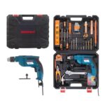 Wonder Cut Wc-13Dk-500Professional Tool Kit – Power-Packed 780W Impact Drill Set With 115 Accessories, Copper Armature, 13Mm Chuck, Variable Speed, And Reverse/Forward With Carrying Case