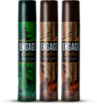 Engage Nature Deo: 2 Woody Musk & 1 Forest Fresh (150Ml X 3) Deodorant Spray – For Men(450 Ml, Pack Of 3)