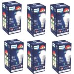 Philips 4 Star Ace Saver 9-Watt B22 Led Bulb,Cool Day Light, Pack Of 6