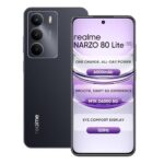 Realme Narzo 80 Lite 5G (Onyx Black, 6Gb+128Gb) | 6000Mah Long-Lasting Battery | Mediatek Dimensity 6300 5G | Ai Assist | Ip64 Rated Water & Dust Resistance | Military-Grade Durability
