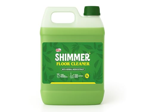 Shimmer Neem Floor & Surface Cleaner – 5L Mega Jar | Natural Disinfectant With Germ Protection | Long-Lasting Fragrance | Safe For Kids & Pets | All Surface Use