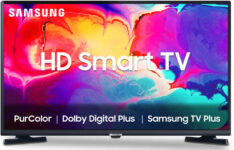 Samsung 80 Cm (32 Inch) Hd Ready Led Smart Tizen Tv With Bezel-Free Design | Purcolor | Hyper Real Picture Engine | Triple Protection | Smartthings App Support | Tv Key | Connect Share(Hdd) | Connectshare (Usb 2.0)(Ua32T4380Akxxl)