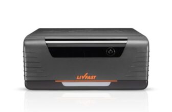 Livfast Bolt+ 800Va 12V Square Wave Inverter With 25% Faster Charging Ideal For Home, Office And Shop With 3 Years Warranty | Supports 1 Inverter Battery Of 12V