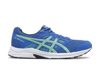 Asics Mens Gel-Contend 5B Tuna Blue/Illuminate Green Running Shoes – 12 Uk (1011B083.404)