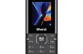 Jiobharat K1 Karbonn 4G Keypad Phone With Jiotv, Jiohotstar, Jiosoundpay, Jiosaavn, Long Lasting Battery, Led Torch, Digital Camera | Black & Grey | Locked For Jionetwork