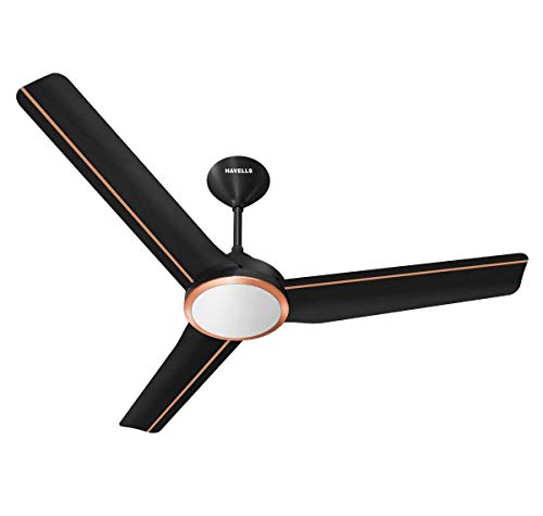 Havells 1200Mm Inox Underlight Bldc Ceiling Fan | Remote Controlled, Smart Fan, Iot Enabled, Alexa & Google Home Compatible | 5 Star Rated, Upto 60% Energy Saving, 2 Year Warranty | (Mettalic Gray)