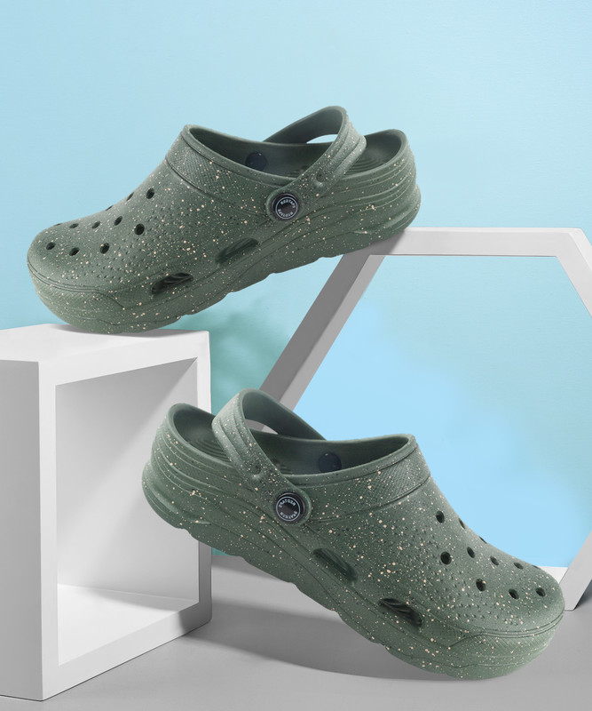 Redtape Men Clogs(Olive , 8)