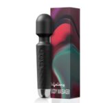Lifelong Massager Machine For Women -Rechargeable Wireless Mini Body Massager With 20 Vibration Modes, Fast Charging, 8 Speeds And Water Resistant-Massager Machine For Full Body (Black, Llm468)