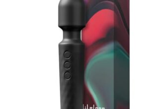 Lifelong Massager Machine For Women -Rechargeable Wireless Mini Body Massager With 20 Vibration Modes, Fast Charging, 8 Speeds And Water Resistant-Massager Machine For Full Body (Black, Llm468)