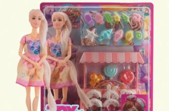 Toymagic Candy World Playset With Doll | Fun Pretend Candy Shop & Colorful Candies | Interactive Role-Play Toy For Imaginative Play | Birthday Gift For Kids Age 3+ | Sweet Adventures Await!