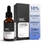 Thriveco 10% Niacinamide Face Serum + 1% Zinc Pca For Clear Glowing Skin | Reduction Of Acne | Men & Women, 30Ml