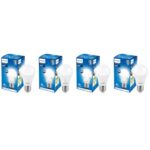 Philips Ace Saver Base E27 9-Watt Led Bulb (Pack Of 4, White)