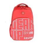 Gear Arise 40L Large Water Resistant School Bag With Sternum Strap/Casual Standard 4 Compartment Backpack/Daypack/College Bag For Boys/Girls/Men/Women (Pink)