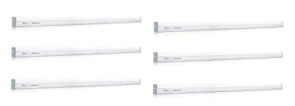 Philips Slimline Advance 25-Watt 2500-Lumen Metal Batten Tubelight (Pack Of 6) (Natural White) (Study Room Specialist)