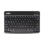 Frontech Ft-1603A Ultra-Slim Wireless Mini Bluetooth Keyboard With 78 Keys, Rechargeable Battery, Compact Design For Windows/Mac/Android/Ios – Black