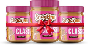 Snackinn Peanut Butter Combo Pack Classic Smooth | 3 Jars 250G Each(750 G, Pack Of 3)