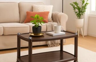 Nilkamal Centbl5 Plastic Contemporary Center Table (Weather Brown)