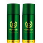 Denver Hamilton Deo – 165Ml Each (Pack Of 2) | Long Lasting Deodorant Body Spray For Men